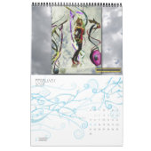 トニーダイアナ: デジタル花型女性歌手 カレンダー (2月 2027)