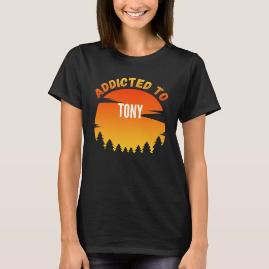 トニー中毒 Tシャツ (正面)