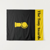 トニー賞パーティープレイビルスタイル背景 タペストリー (正面(横))