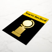 トニー賞プレイビルインスパイア招待状 箔招待状 (回転した状態)