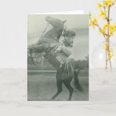 トニー、シャイエンヌ、ワイオミングのルースのゴキブリ カード (黄色い花)