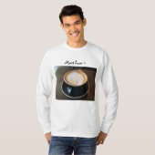 トニー·チミノのコーヒー入り長袖シャツ Tシャツ (正面フル)