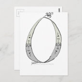 トニー・フェルナンデスのデザインによるマジカルレターO ポストカード (正面/裏面)