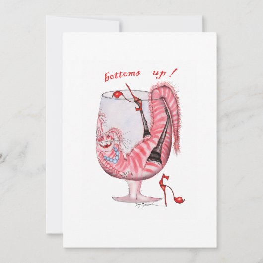 トニー・フェルナンデスの招待状、最後の一杯 招待状 (正面)