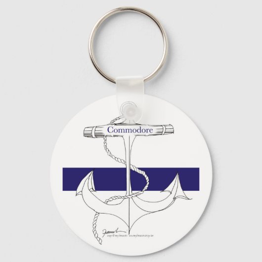 トニー・フェルナンデスの海軍コモドール キーホルダー (正面)