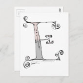 トニー・フェルナンデスデザインからの魔法の手紙E ポストカード (正面/裏面)