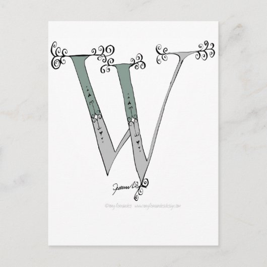 トニー・フェルナンデスデザインからの魔法の手紙W ポストカード (正面)