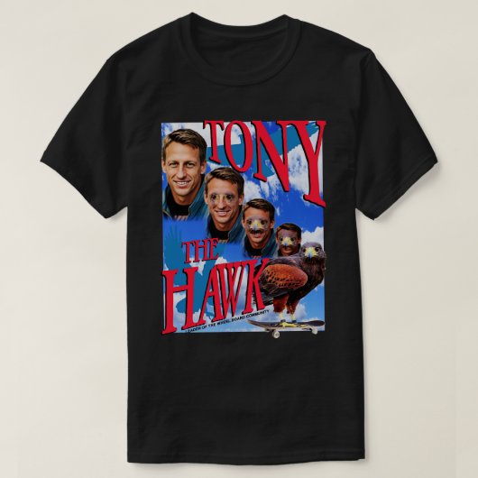 トニー・ホンク・コメディ・サタイヤ・パロディ Tシャツ (デザイン正面)