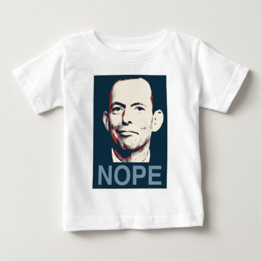 トニーAbbott - Nope ベビーTシャツ (正面)