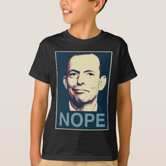 トニーAbbott - Nope Tシャツ (正面)