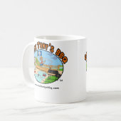 トニーBBQの叔父さんのコーヒー・マグ(漫画) コーヒーマグカップ (正面左)