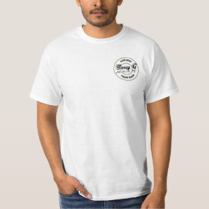 トニーGの小さいロゴの人の白いTシャツ Tシャツ