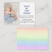 トニ祝との二年間 ノートカード (正面/裏面)