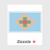 トノコテス州旗（トノコテス），アルゼンチン シール (シート)