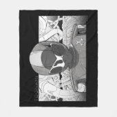 トノナミ5カウントダウン漫画バンパー フリースブランケット (正面)