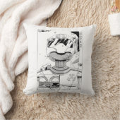 トノナミTOM 5 & SARA漫画スタイルバンパー クッション (ブランケット)