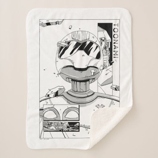 トノナミTOM 5 & SARA漫画スタイルバンパー シェルパブランケット (正面)