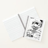 トノナミTOM 5 & SARA漫画スタイルバンパー ノートブック (内部)