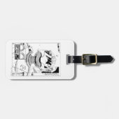 トノナミTOM 5 & SARA漫画スタイルバンパー ラゲッジタグ (正面横)