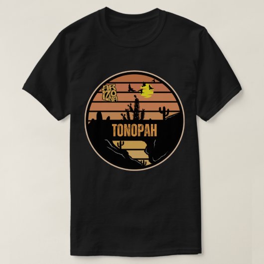 トノパー、アリゾナ州 Tシャツ (デザイン正面)