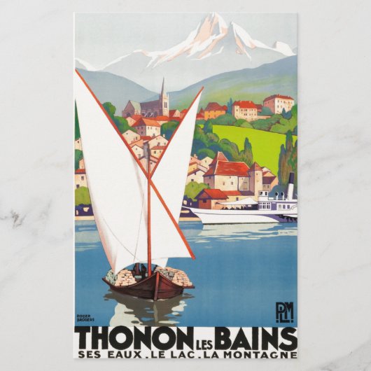 トノン レ ベン フランス旅行 ヨーロッパ 便箋 (正面)