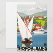 トノン レ ベン フランス旅行 ヨーロッパ 便箋 (正面/裏面)