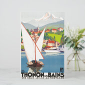 トノン レ ベン フランス旅行 ヨーロッパ 便箋 (スタンド正面)