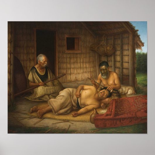 「トハンガタモコの仕事場」 - G.リンドーア ポスター (正面)