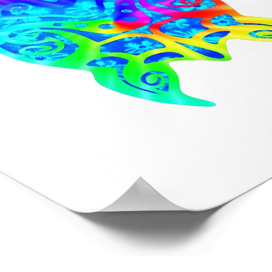 トバカラフルル亀 ポスター (角)