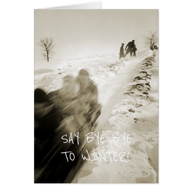 トバガン1920年代のウィンタースポーツスリディングファミリーおもしろい (正面)