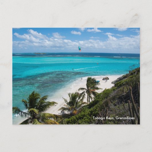 トバゴ鍵、グレナディーン ポストカード (正面)