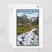 トバジル語 – サムナウンアルプス ポストカード (正面/裏面)