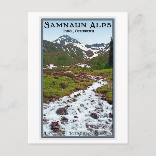 トバジル語 – サムナウンアルプス ポストカード (正面)