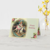 トバンベリークロスハッピーバースデー カード (黄色い花)