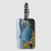 トバ湖 スマトラ島 インドネシア 火山 風景 ラゲッジタグ (正面縦)