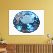 トパズの宝石 キャンバスプリント (インサイチュ (リビング))