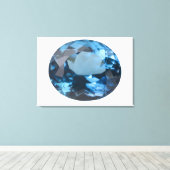 トパズの宝石 キャンバスプリント (インサイチュ (ウッドフロア))