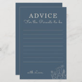 トパズブルーワイルドフラワーアドバイスfor保護者 (正面/裏面)