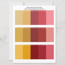 トパズルビーコーラルバラジュエル結婚トーンズカラー