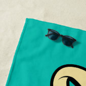 トパファンキース |ダークターコイズアロハビーチ ビーチタオル (インサイチュ)