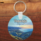 トパンガカリフォルニアキャニオンロサンゼルスヴィンテージ キーホルダー (正面)