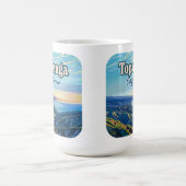 トパンガカリフォルニアキャニオンロサンゼルスヴィンテージ コーヒーマグカップ (中央)