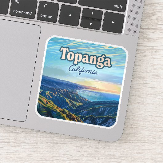 トパンガカリフォルニアキャニオンロサンゼルスヴィンテージ シール (詳細)