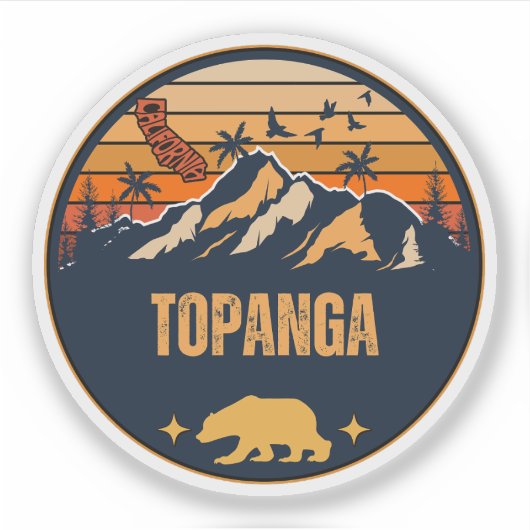 トパンガ, カリフォルニア シール (正面)