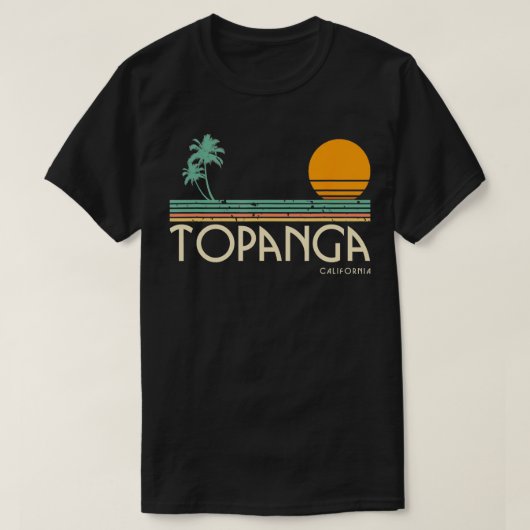 トパンガ・カリフォルニア Tシャツ (デザイン正面)
