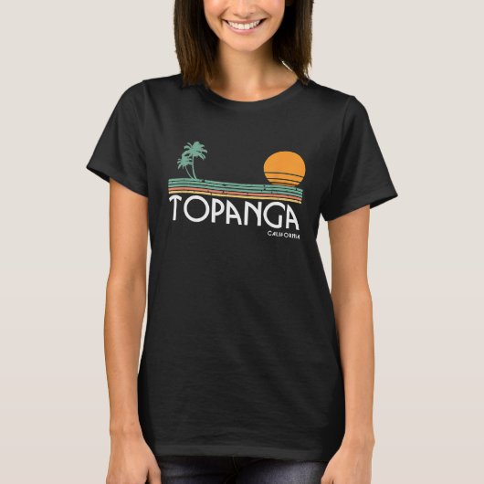トパンガ・カリフォルニア Tシャツ (正面)