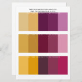 トパーズアメジストルビージュエル結婚トーンズカラー (正面/裏面)