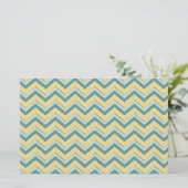 トパーズグリッターシェブロンパターン 便箋 (スタンド正面)