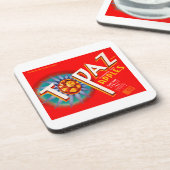 トパーズリンゴ コースター (左側)