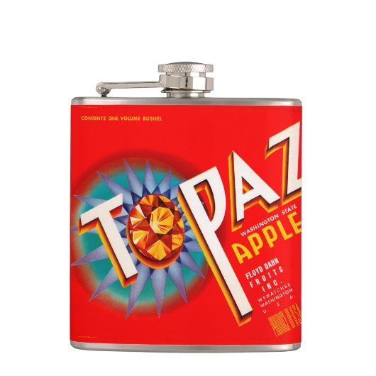 トパーズリンゴ フラスク (正面)